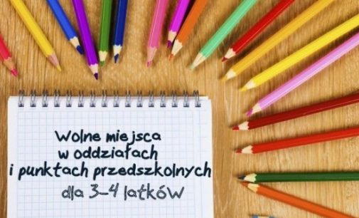 Gmina Pawłów dysponuje jeszcze 25 wolnymi miejscami w oddziałach i punkcie przedszkolnym