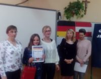 Uczennica z Szerzaw najlepsza w Gminnym Konkursie Języka Niemieckiego